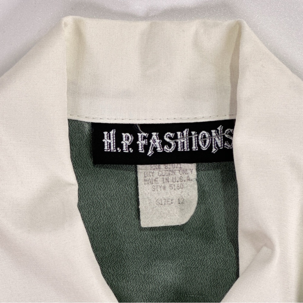 H.P. Fashions Women’s 80s Made In USA Midi Dress Medium Vintage Size 12 - Picture 7 of 10